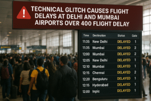 delhi airport flight delay