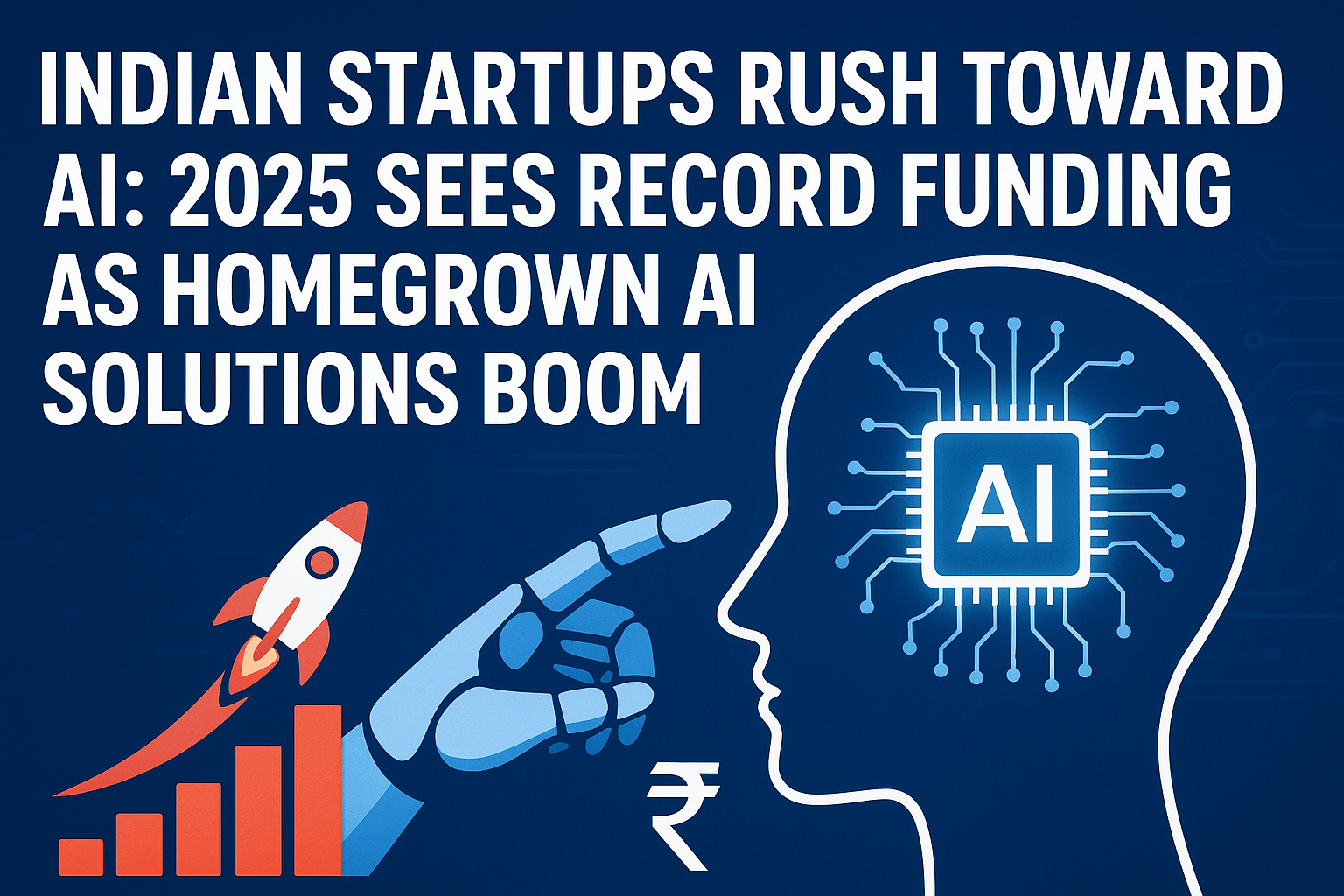 Indian Startups Rush Toward AI: 2025 Sees Record Funding as Homegrown AI Solutions Boom