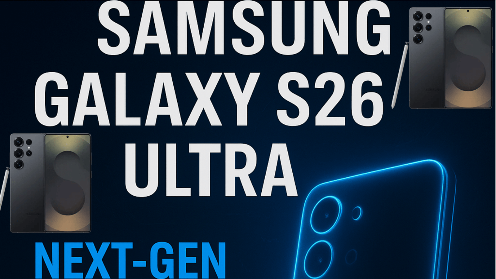 Samsung Galaxy S26 Ultra: Expected Price in India, Launch Date, Design, Camera & Specs